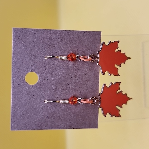 Jewelry - Orange Fall Earrings